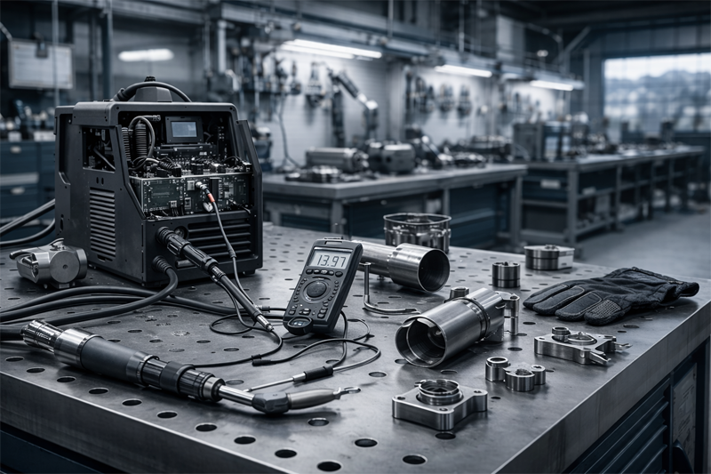 Industrielle Fertigung von Komponenten für Schweißtechnik