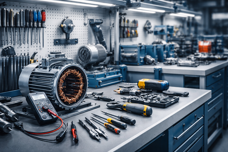 Service und Reparatur von Schweißgeräten in der Werkstatt